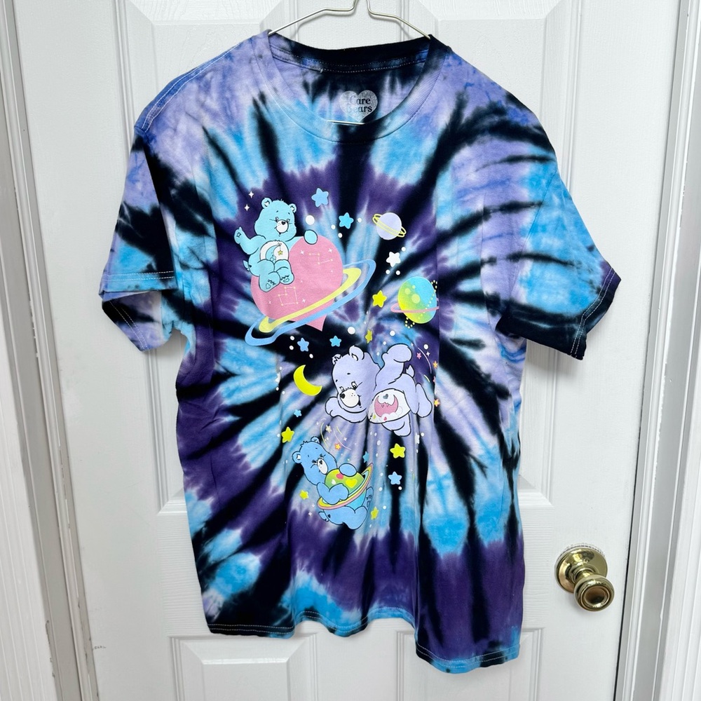 Tie-Dye CARE BEARS x goodie two sleeves T-Shirt LARGE